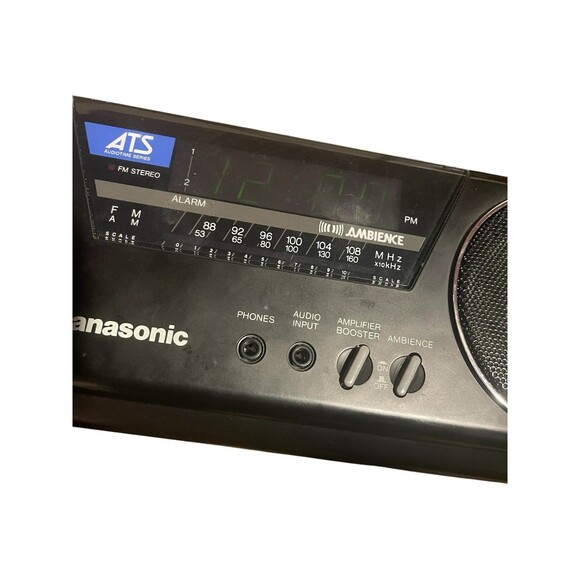 Tested & Working PANASONIC RC-X210 AM/FM STEREO BOOMBOX RADIO ALARM CLOCK - Picture 2 of 11